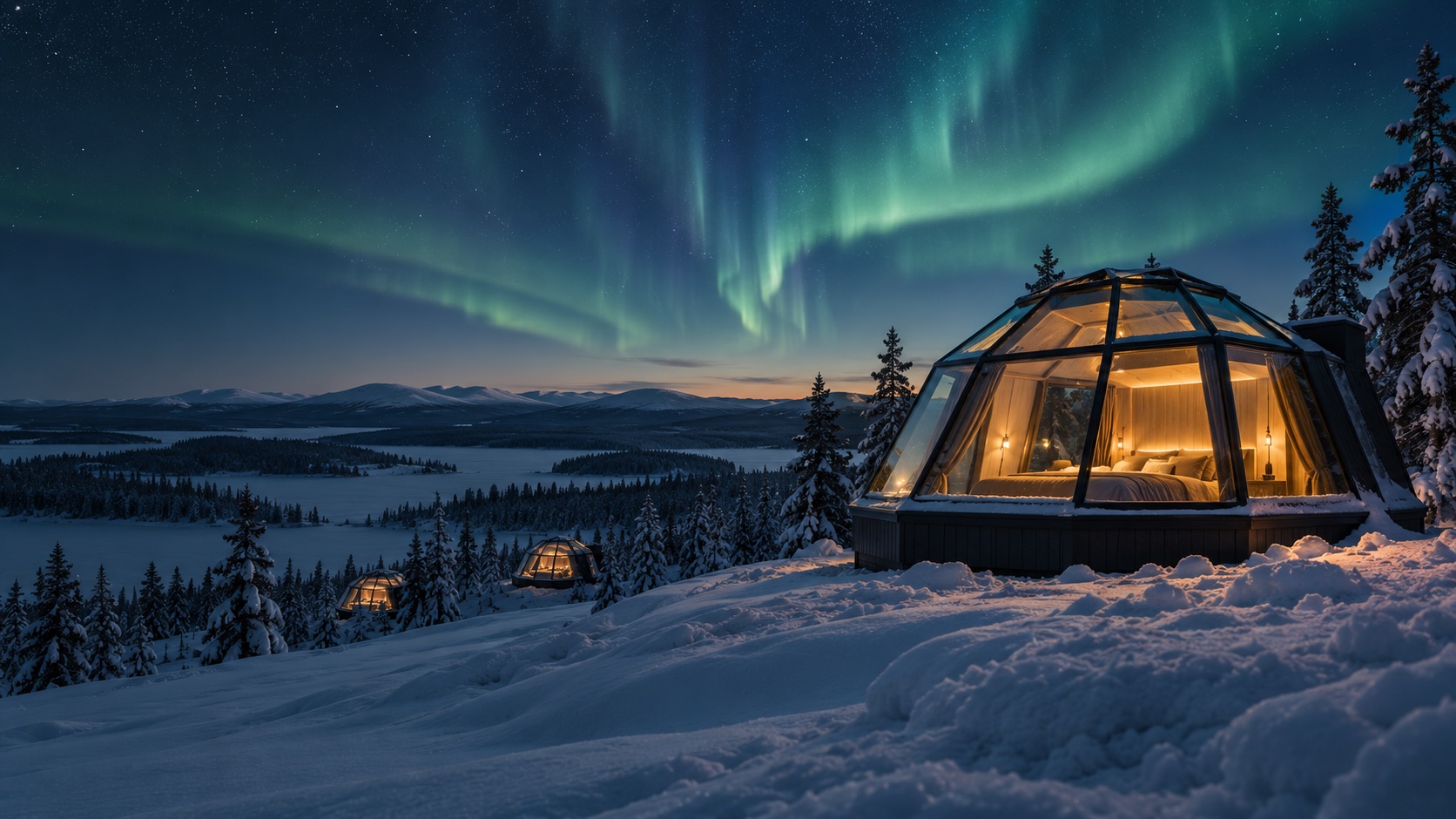 Winterlandschap in IJsland