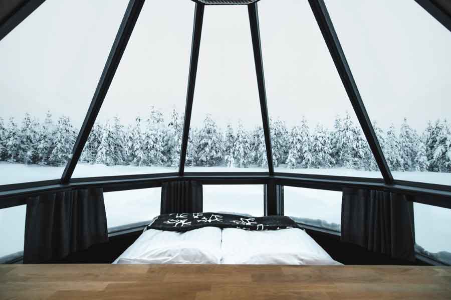 Overnachting in Northern Lights Village Levi - Aurora Cabin