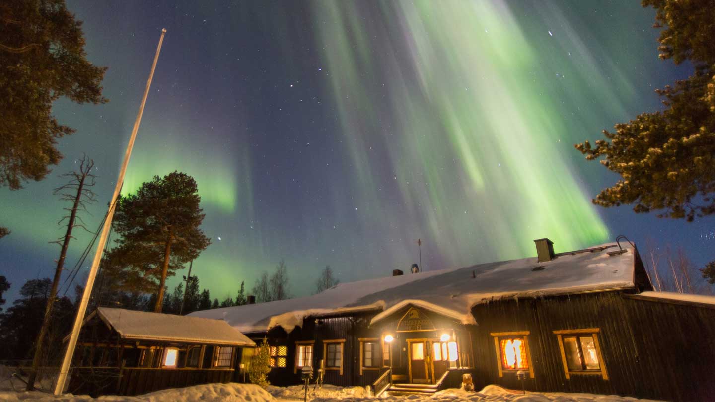 Nellim Wilderness hotel winteravontuur